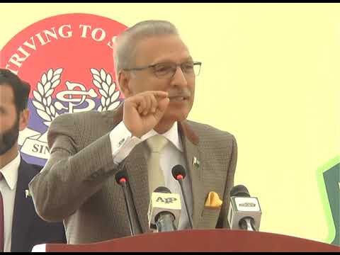 President Dr. Arif Alvi speech at the Drug Burning Ceremony by Anti Narcotics Force Sindh