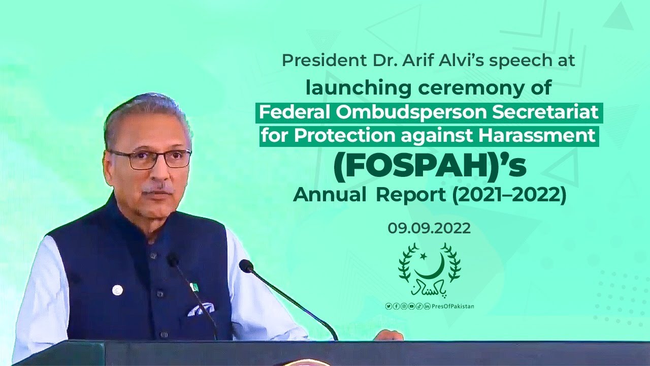 Launching ceremony of FOSPAH’s annual report (2021 – 2022) | President’s Speech | 09.09.2022