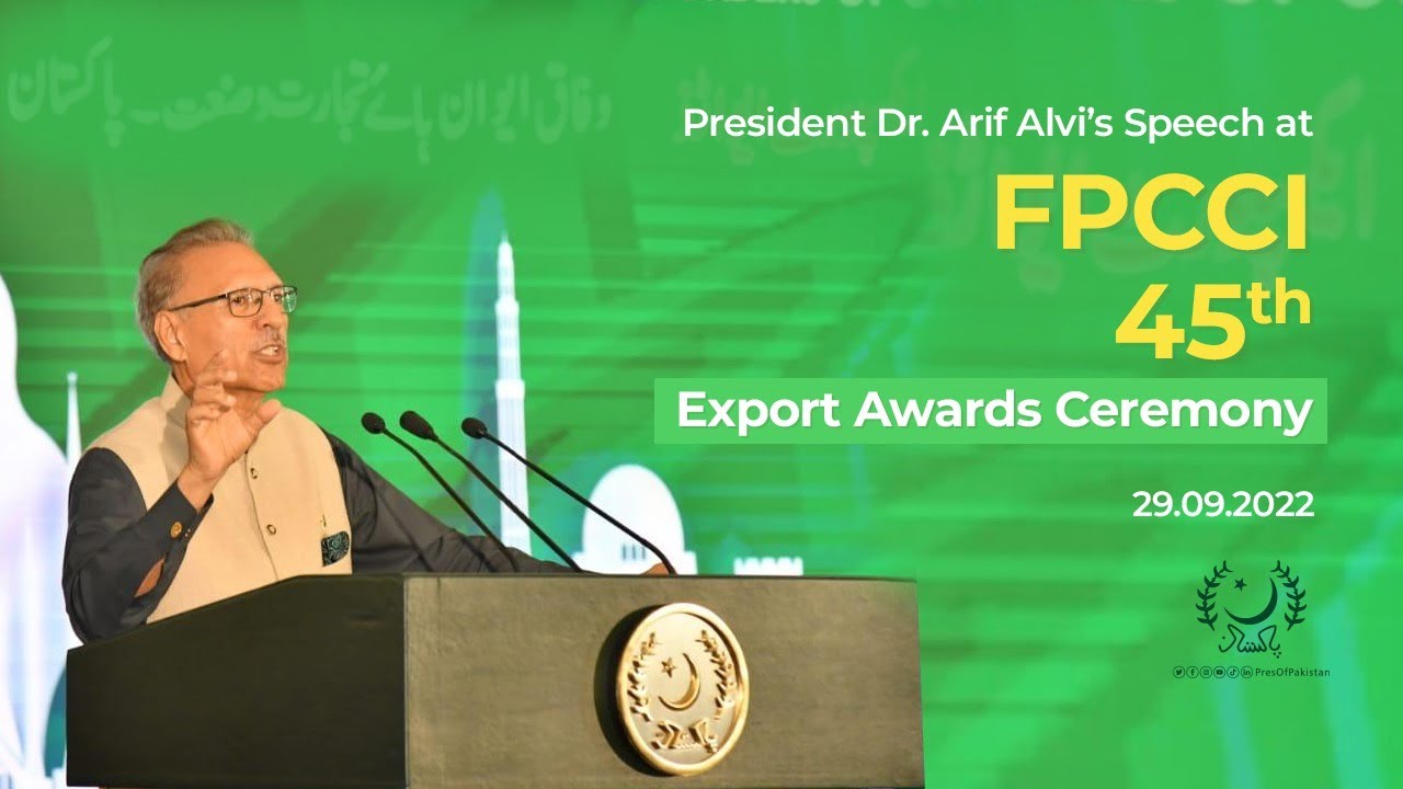 FPCCI 45th Export Award Ceremony | President’s Speech | 29.09.2022