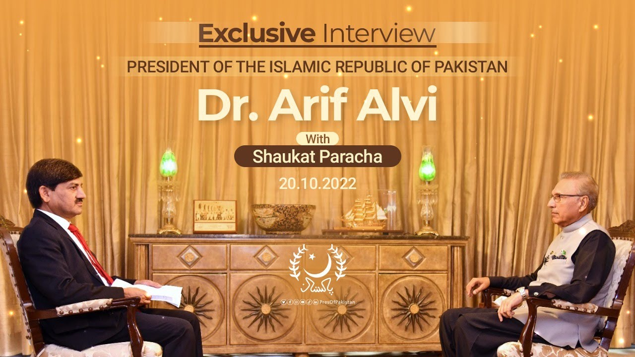 Exclusive interview Shaukat Paracha | President Dr. Arif Alvi | Aaj News | 20.10.2022