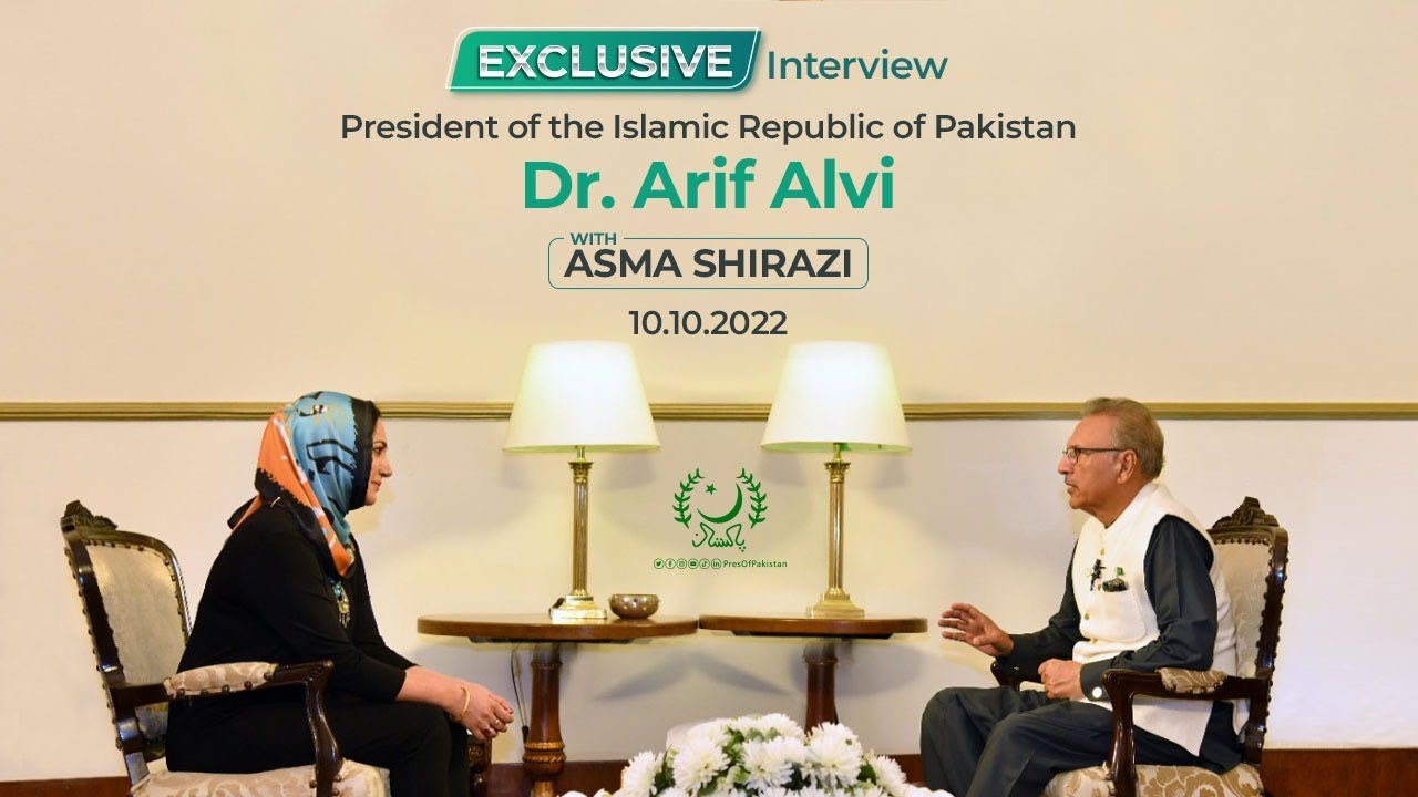 Exclusive interview of President Dr. Arif Alvi | Aaj Tv | 10.10.2022