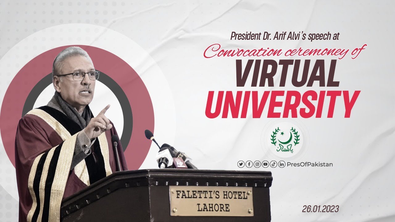 Convocation of Virtual University | President’s Speech | 26.01.2023